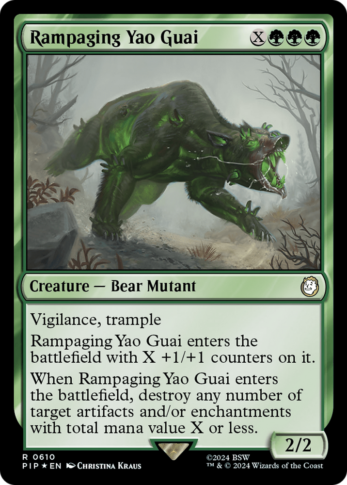 Rampaging Yao Guai (Surge Foil) [Fallout]