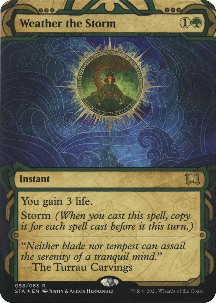 Weather the Storm (Foil Etched) [Strixhaven: School of Mages Mystical Archive]