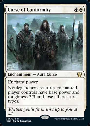 Curse of Conformity [Innistrad: Midnight Hunt Commander]