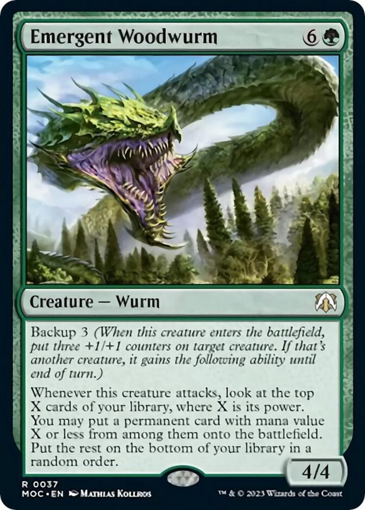 Emergent Woodwurm [March of the Machine Commander]