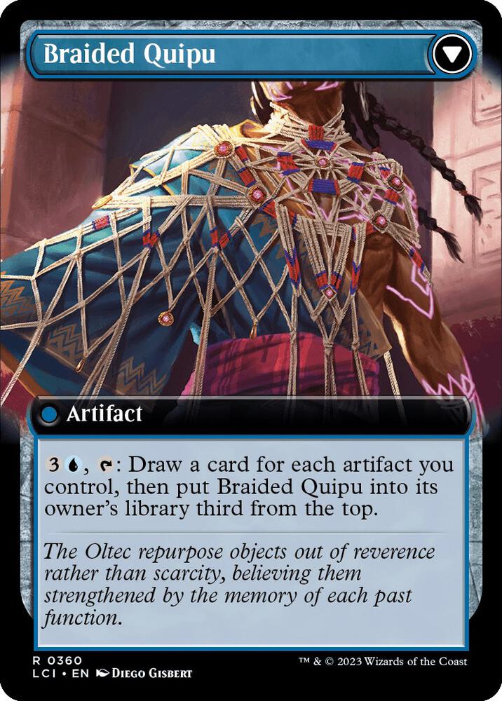 Braided Net // Braided Quipu (Extended Art) [The Lost Caverns of Ixalan]