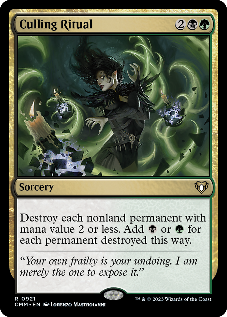 Culling Ritual [Commander Masters]