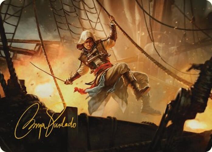 Edward Kenway Art Card (Gold-Stamped Signature) [Assassin's Creed Art Edward Kenway Art Card (Gold-Stamped Signature) [Assassin's Creed Art