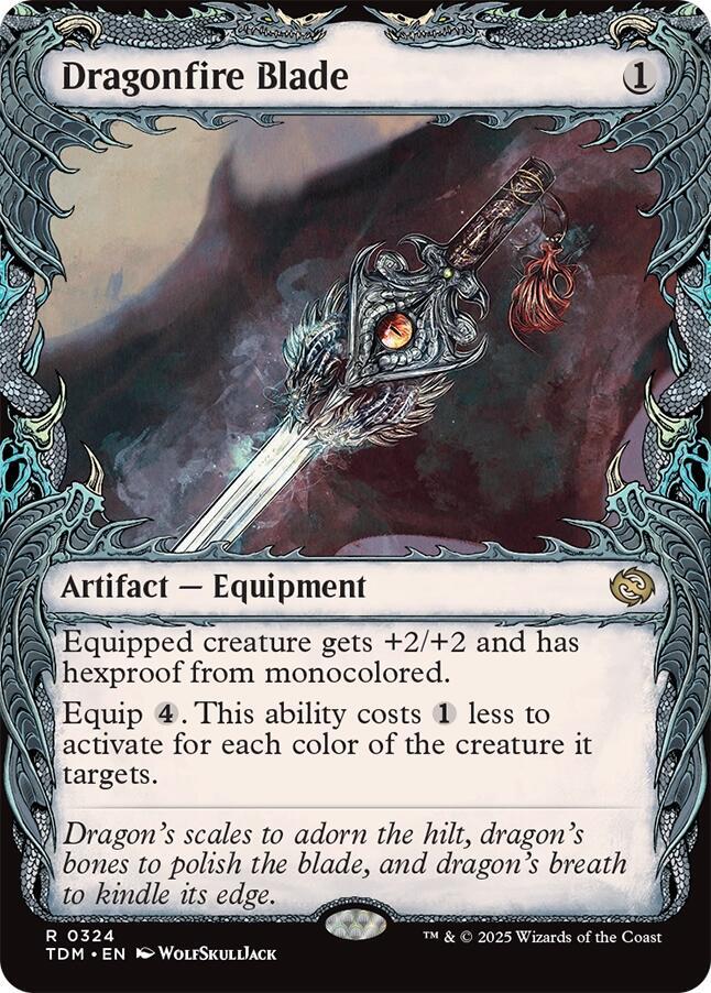 Dragonfire Blade (Showcase) [Tarkir: Dragonstorm]