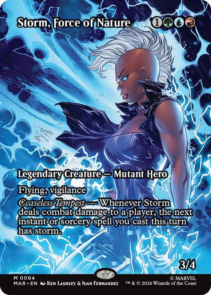 Storm, Force of Nature (Borderless) [Marvel Universe: Eternal-Legal]