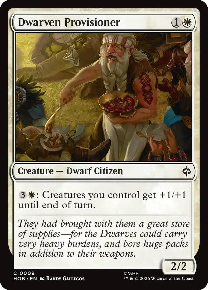 Dwarven Provisioner [The Hobbit]