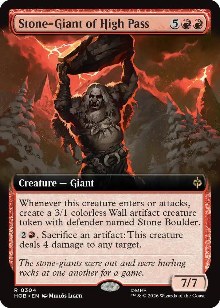 Stone-Giant of High Pass (Extended Art) [The Hobbit]