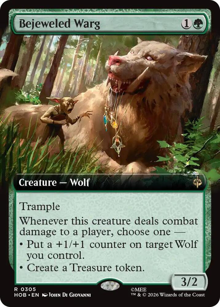 Bejeweled Warg (Extended Art) [The Hobbit]