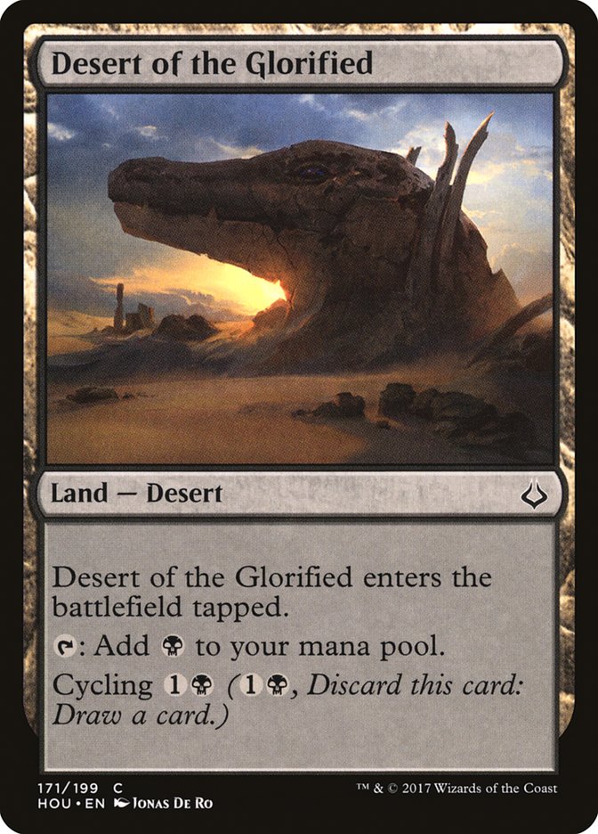 tom bombadil mtg poster card Desert of the Glorified [Hour of Devastation]