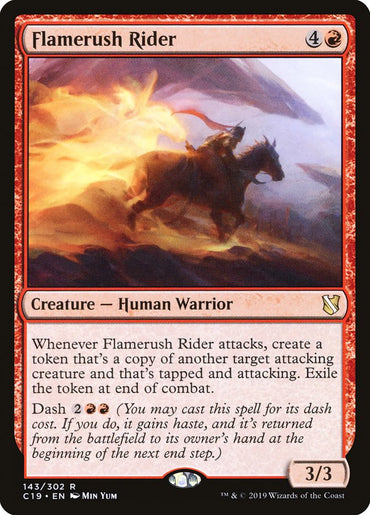 Flamerush Rider [Commander 2019]