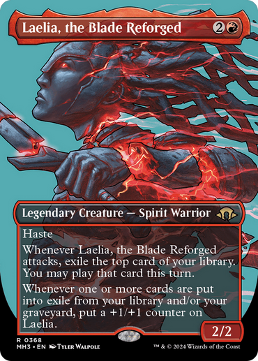 Laelia, the Blade Reforged (Borderless) [Modern Horizons 3]