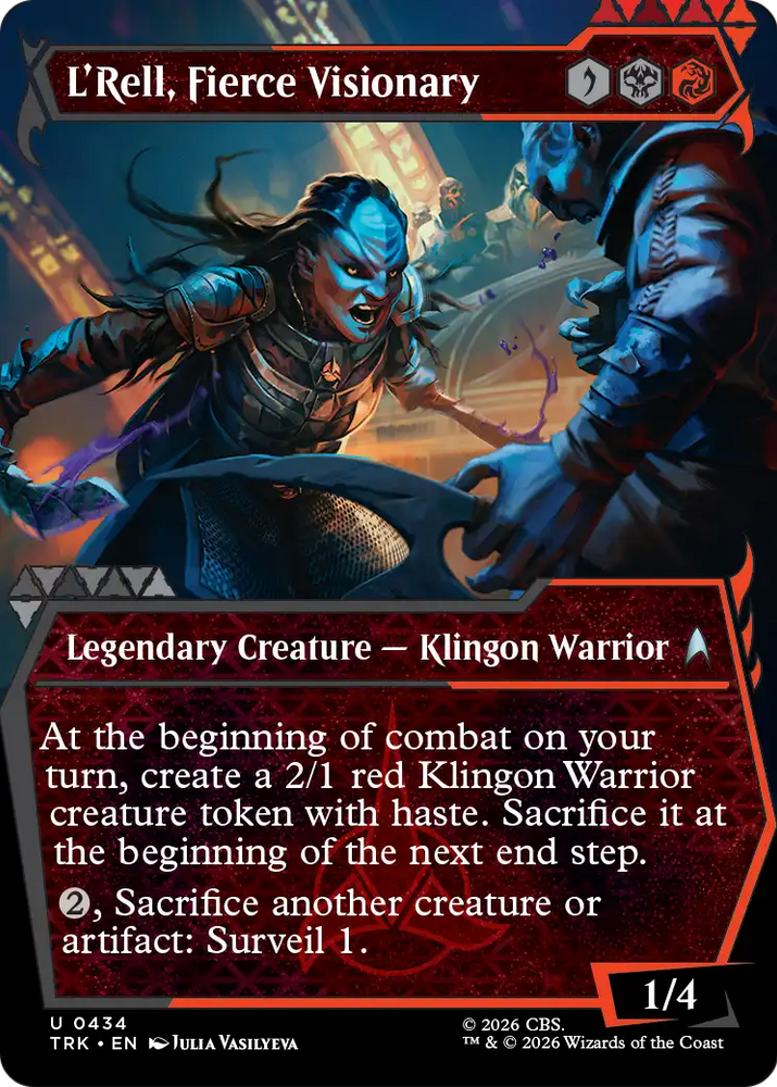 L'Rell, Fierce Visionary (Showcase) [Star Trek]