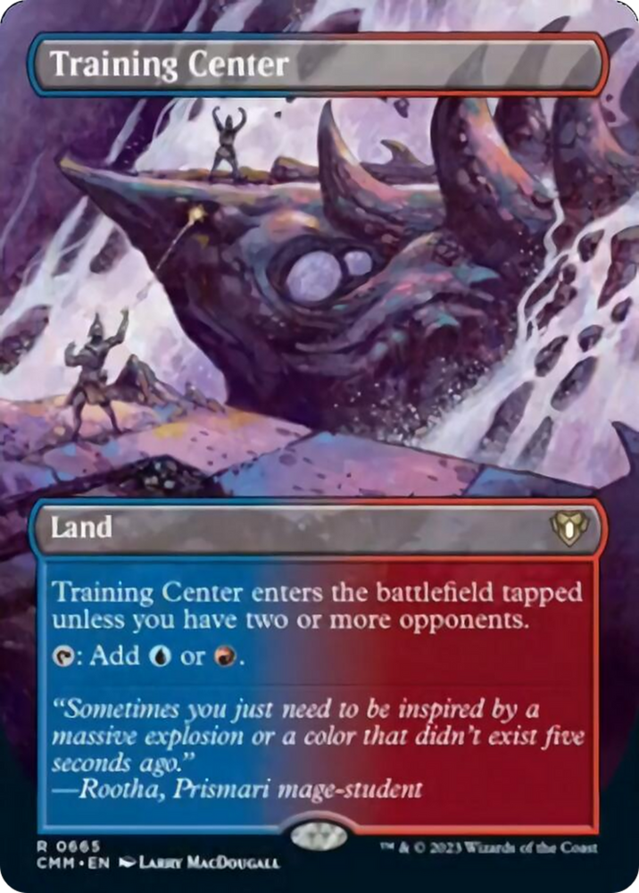 Training Center (Borderless Alternate Art) [Commander Masters]