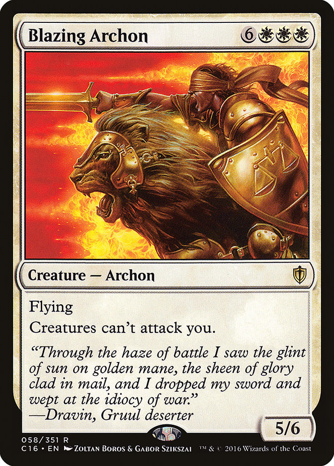 Blazing Archon [Commander 2016]