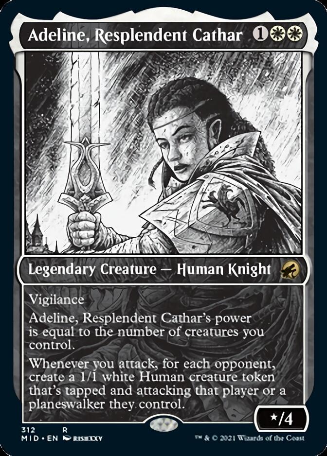 Adeline, Resplendent Cathar (Showcase Eternal Night) [Innistrad: Midnight Hunt]