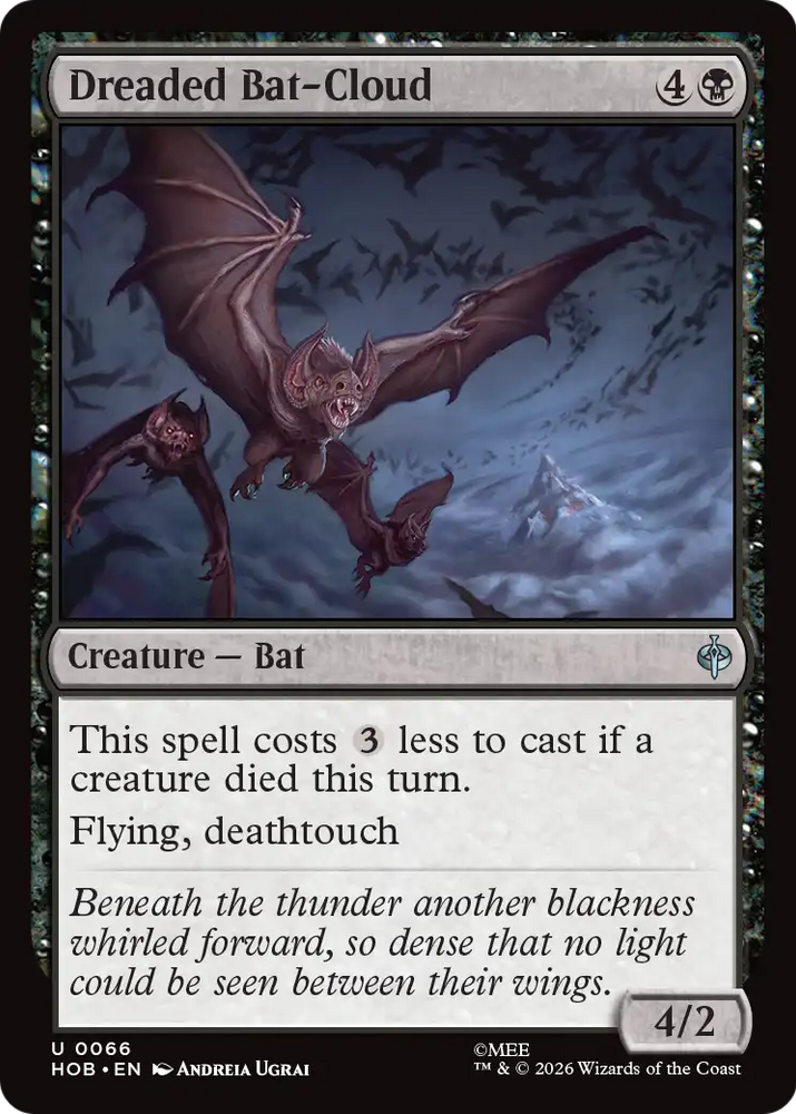 Dreaded Bat-Cloud [The Hobbit]