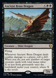 Ancient Brass Dragon [Commander Legends: Battle for Baldur's Gate]